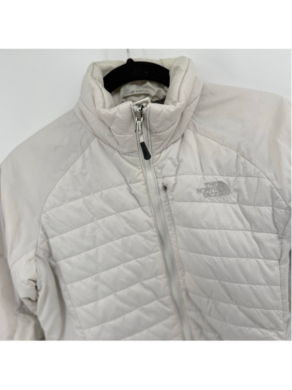 Women's The North Face Puffer Jacket Primaloft Medium Beige